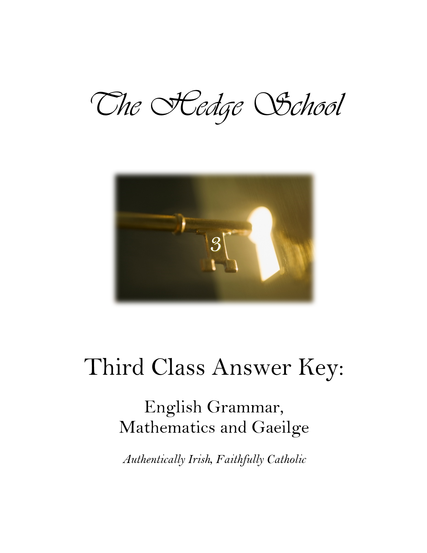 Third Class Answer Key