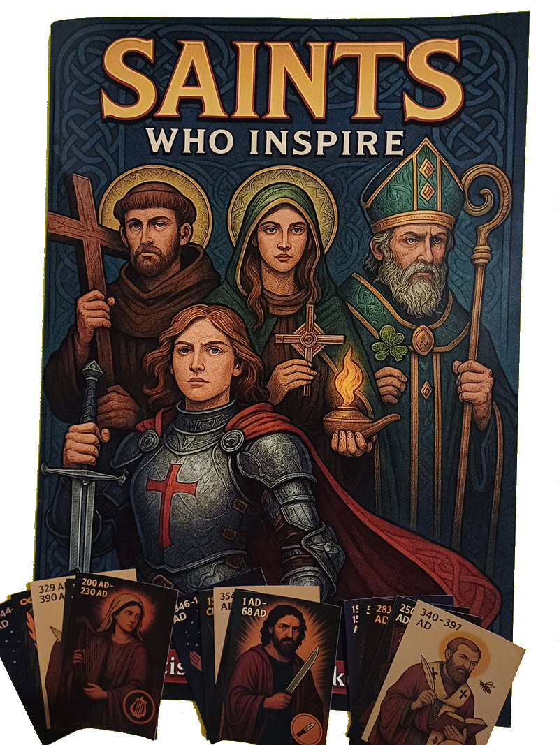 Saints Who Inspire — Sticker Album and Full 53 Sticker Set